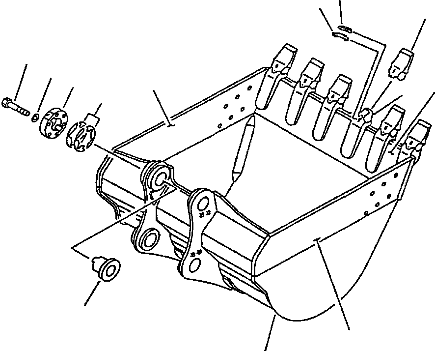 Ковш 209-920-5221 KOMATSU