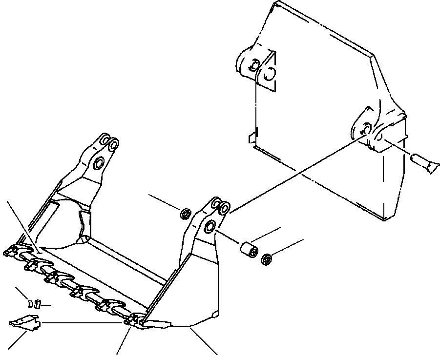 BUCKET,FRONT 209-72-54122 KOMATSU