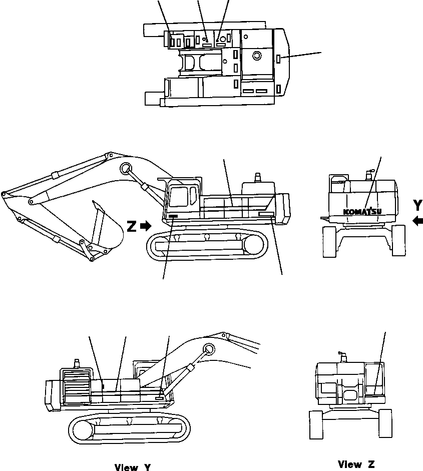 Маркировочная табличка 209-00-61920 KOMATSU