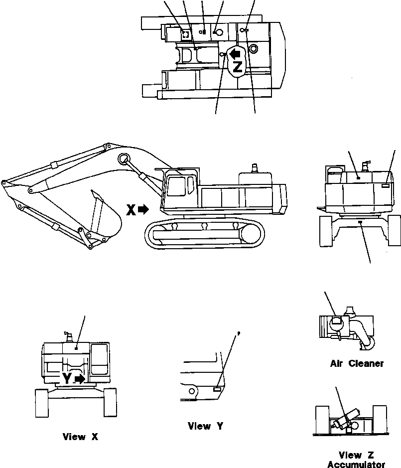 PLATE, INSTRUCTION - LUBE CHART 209-00-62150 KOMATSU
