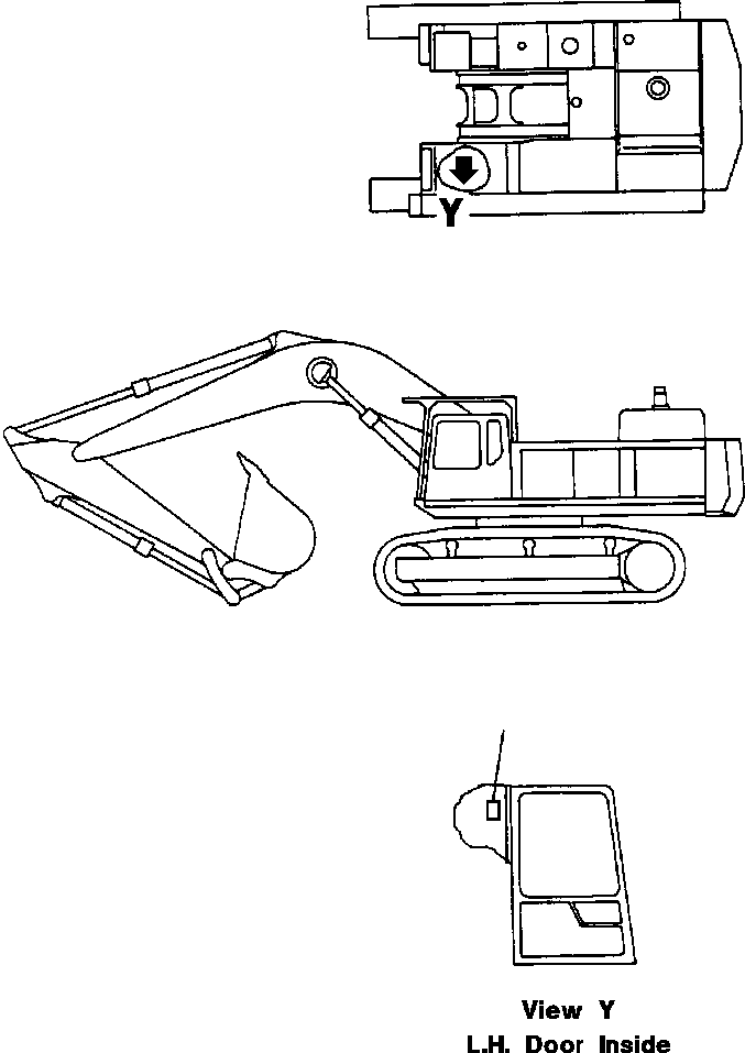 PLATE, LIFT CAPACITY - PC650LC-5 209-00-62120 KOMATSU