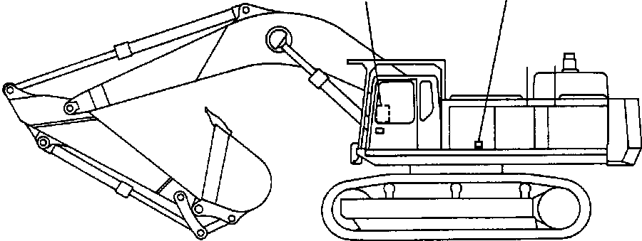 Предупреждающая табличка 209-00-51351 KOMATSU