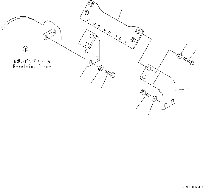 Кронштейн 209-62-73770 KOMATSU