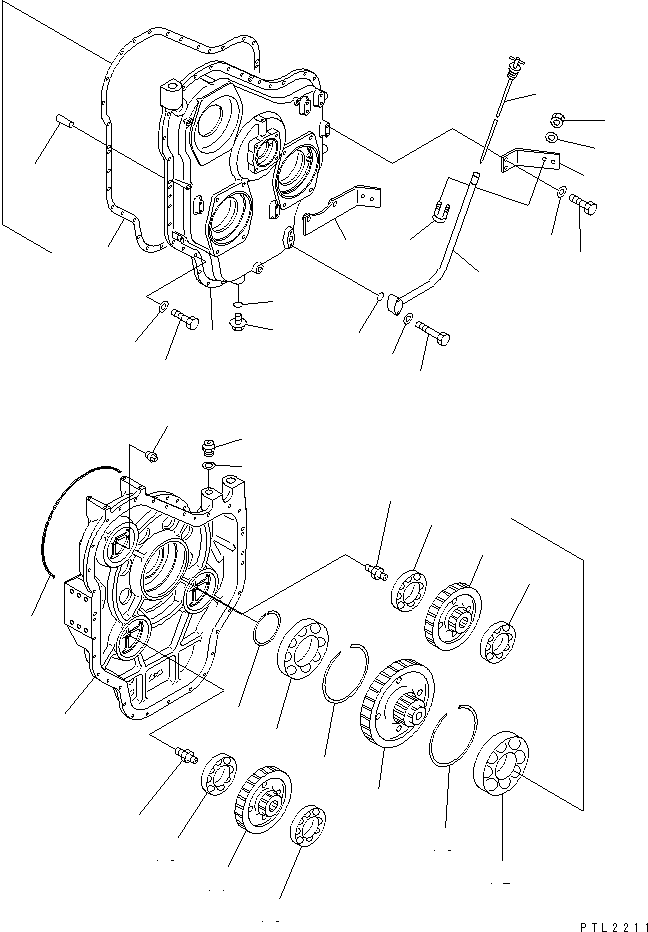 Корпус 209-38-71180 KOMATSU