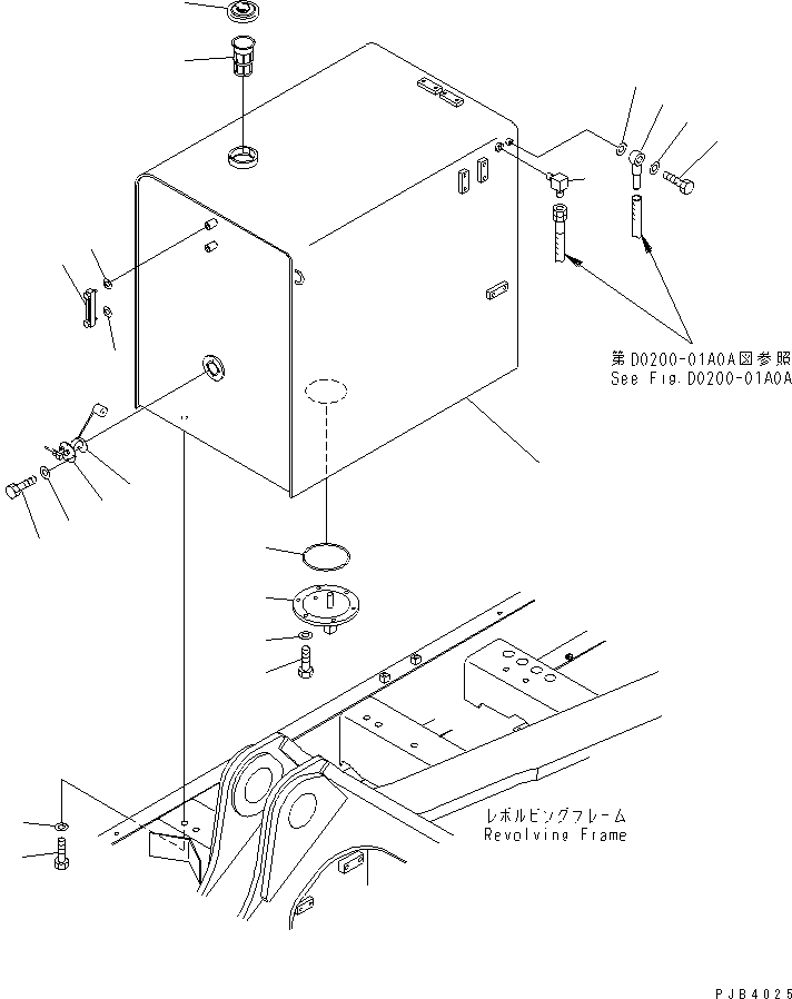 Угольник 20S-62-53461 KOMATSU