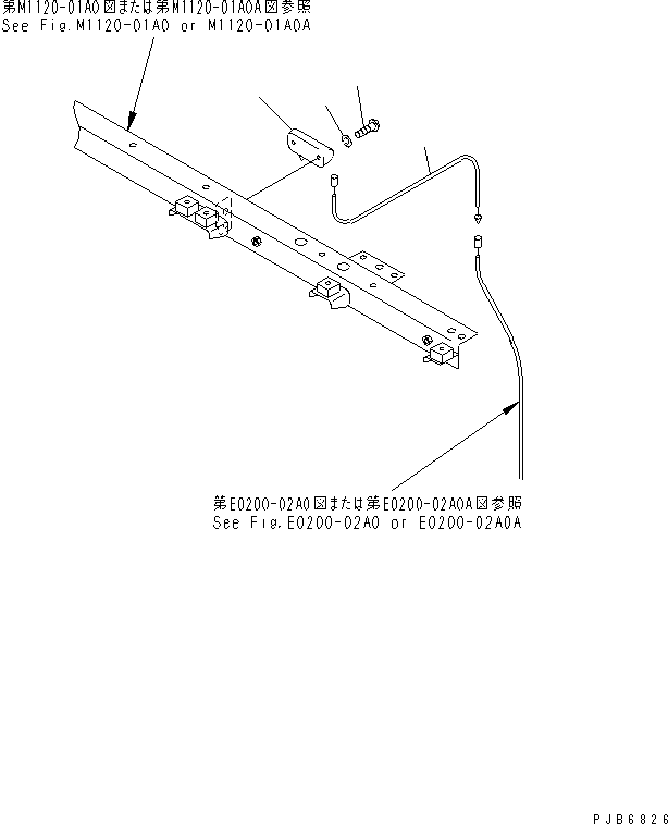 Кабель 209-06-78640 KOMATSU
