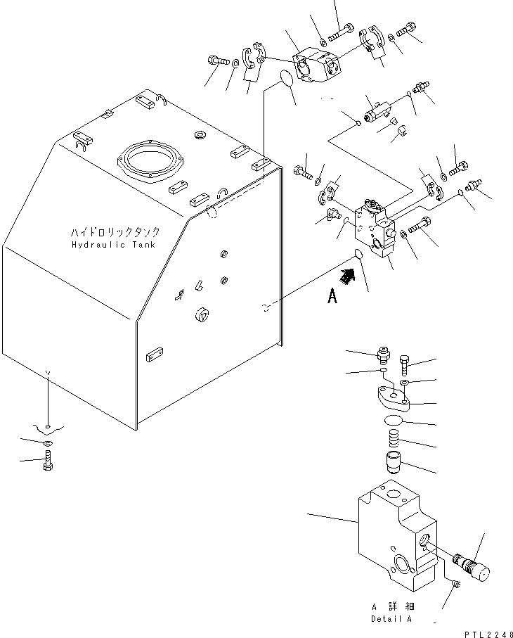 Клапан в сборе 209-60-71500 KOMATSU