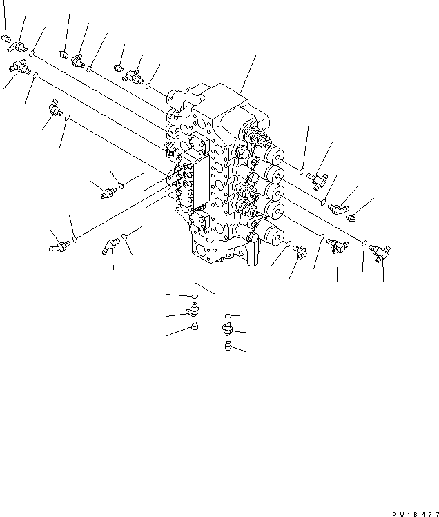 Тройник 209-64-11990 KOMATSU