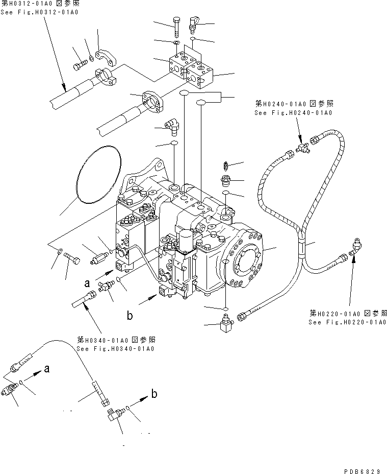 Шланг в сборе 209-62-79640 KOMATSU