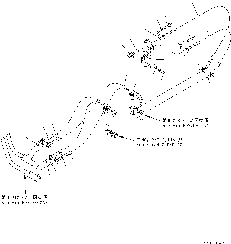 Кронштейн 209-62-79652 KOMATSU
