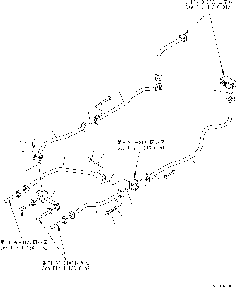 Трубка 209-62-73161 KOMATSU