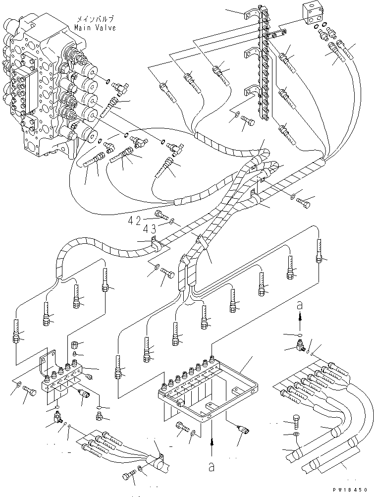 Шланг 07184-00320 KOMATSU