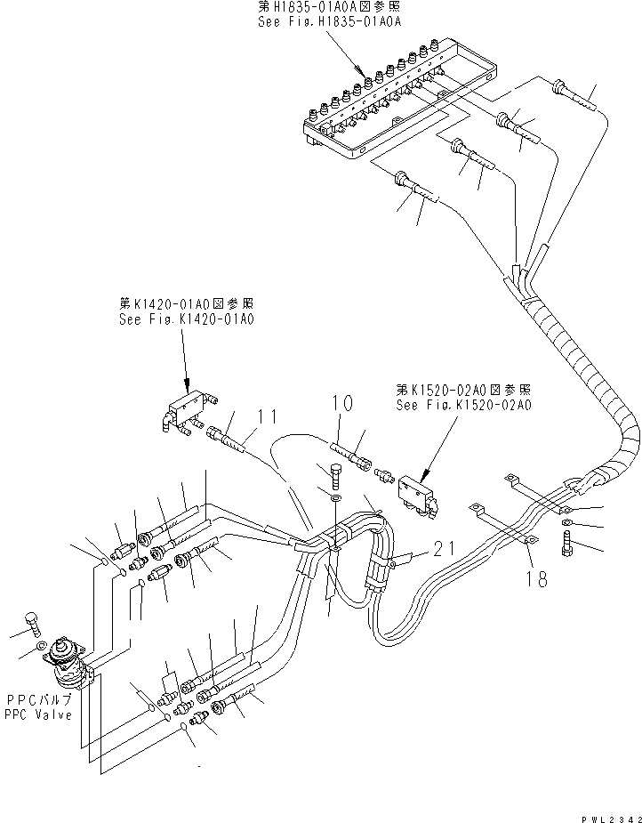 Ниппель 209-62-79110 KOMATSU