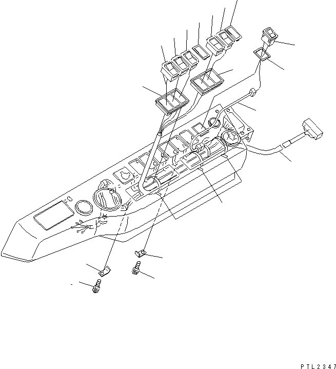 Выключатель в сборе 209-06-72140 KOMATSU