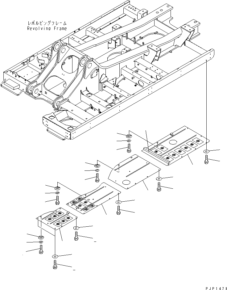 Крышка 209-54-78990 KOMATSU