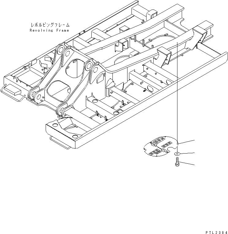 Крышка 209-54-K1460 KOMATSU