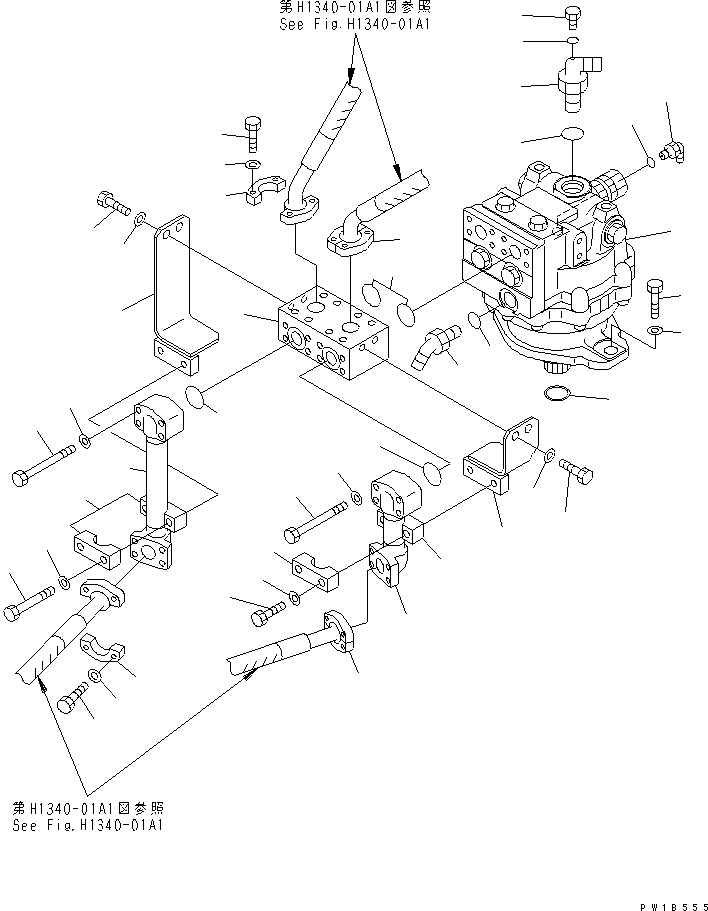 Угольник 209-64-11910 KOMATSU