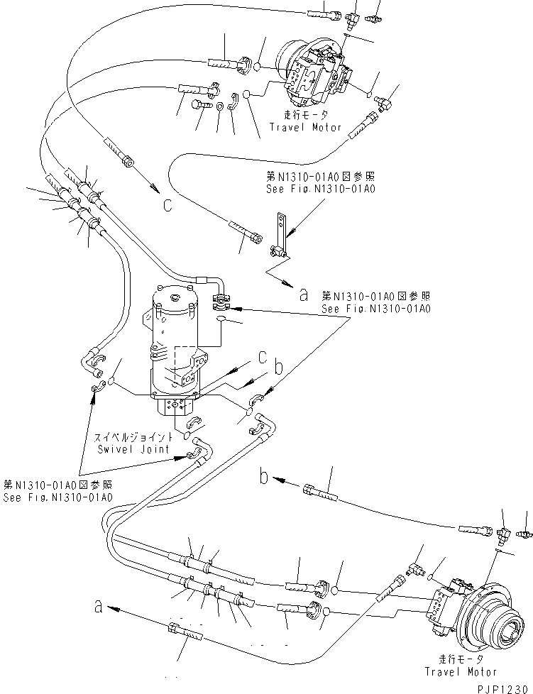 Шланг 07103-50326 KOMATSU