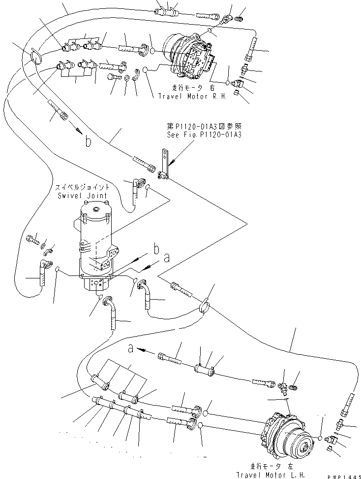 Шланг 07103-50533 KOMATSU
