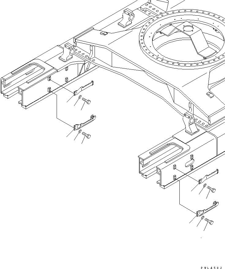 Подножка 209-30-K1280 KOMATSU