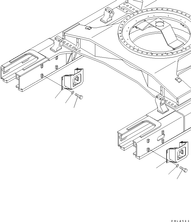 Подножка 209-30-K1350 KOMATSU