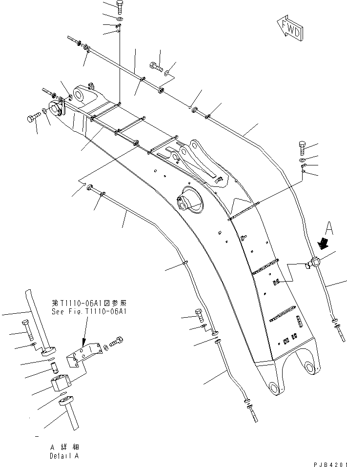 Трубка 209-62-79250 KOMATSU