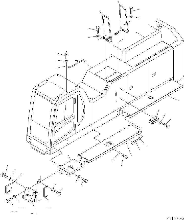 Подножка 209-54-73833 KOMATSU