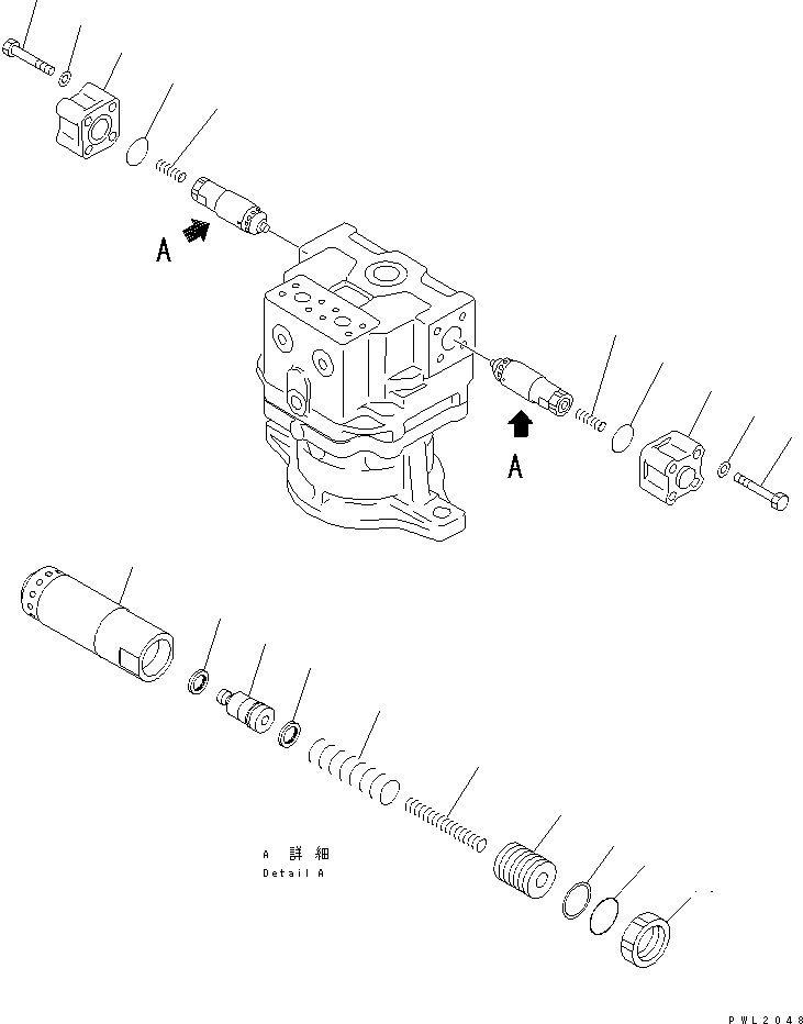 Гайка (\7\702-77-11460) KOMATSU