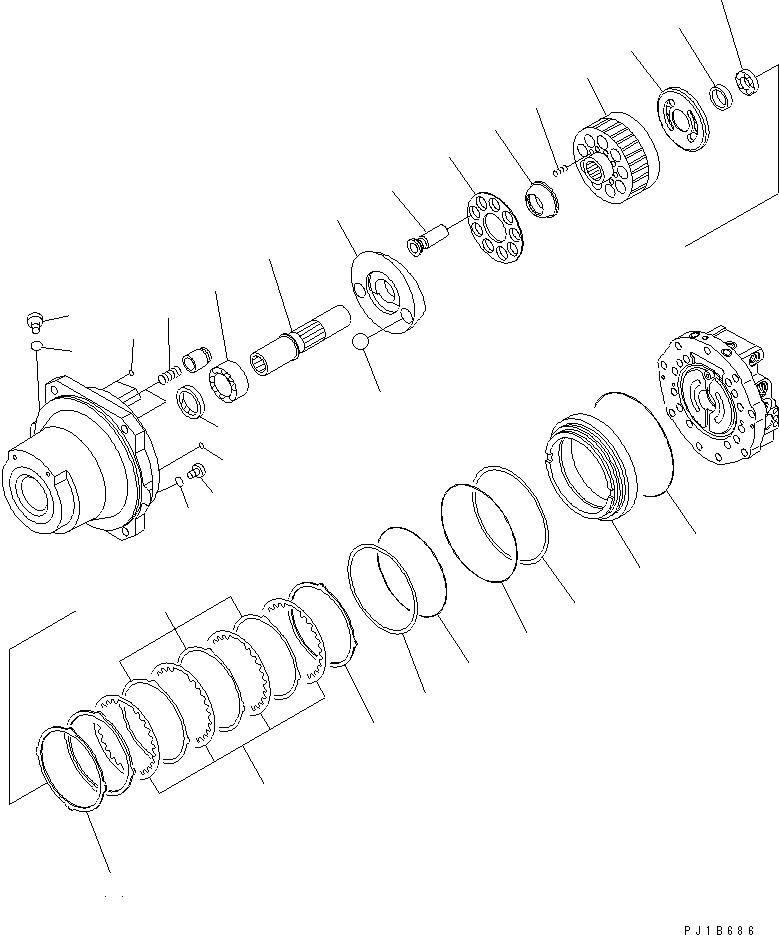 Cylinder Block Assembly KBB0118-12048 KOMATSU
