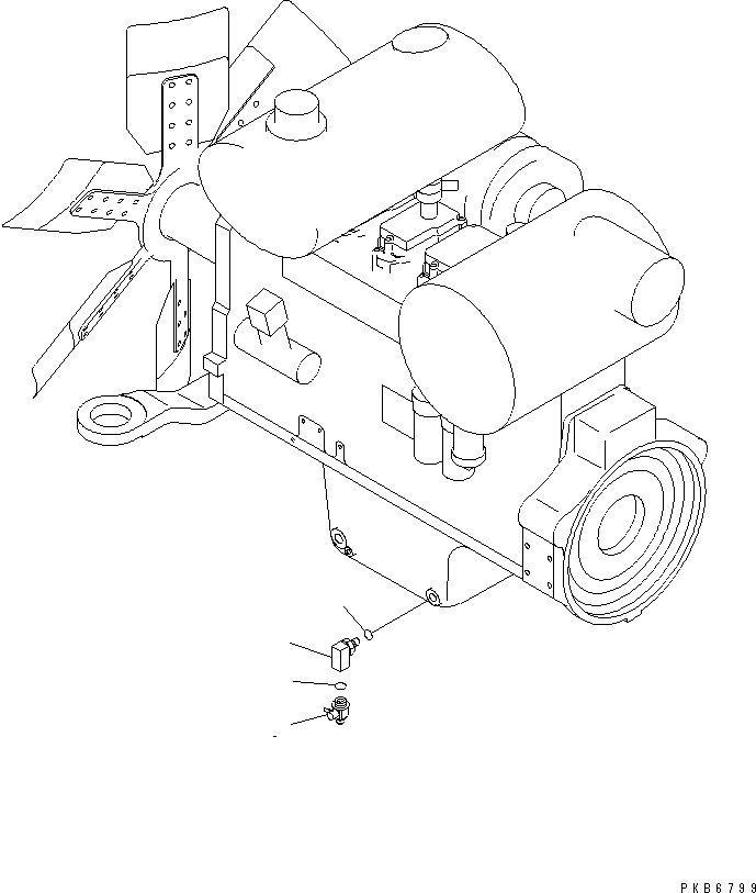 Уплотнительное кольцо круглого сечения 22W-61-12210 KOMATSU