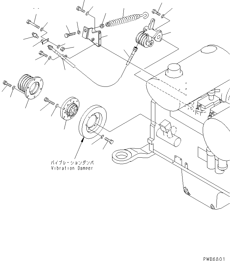 Болт 02030-70844 KOMATSU
