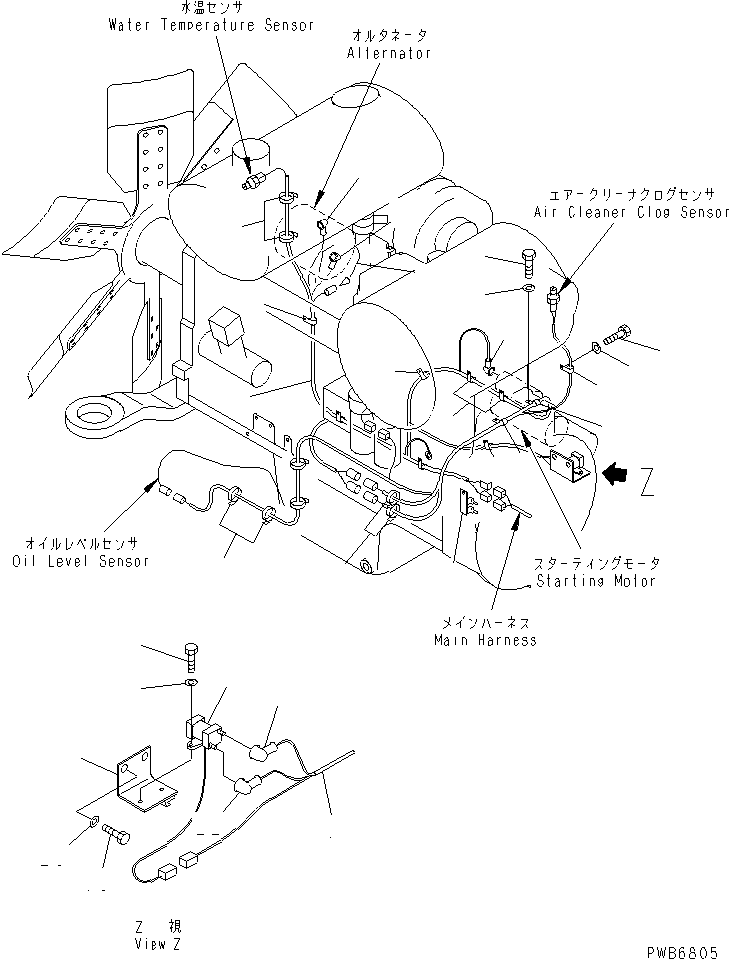 Жгут проводов (\2\209-06-78211) KOMATSU