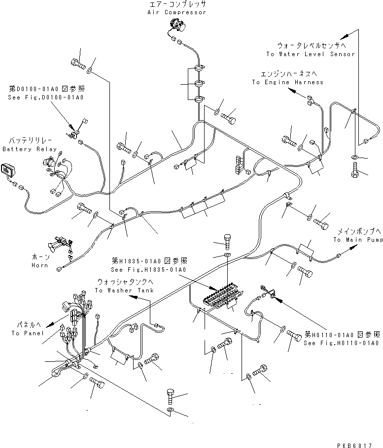 Жгут проводов 209-06-K1180 KOMATSU
