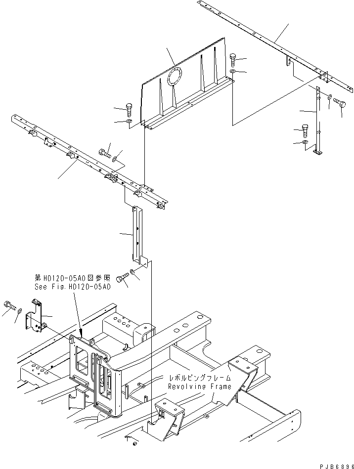 Кронштейн 209-54-73541 KOMATSU