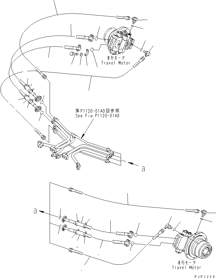 Шланг 07103-20318 KOMATSU