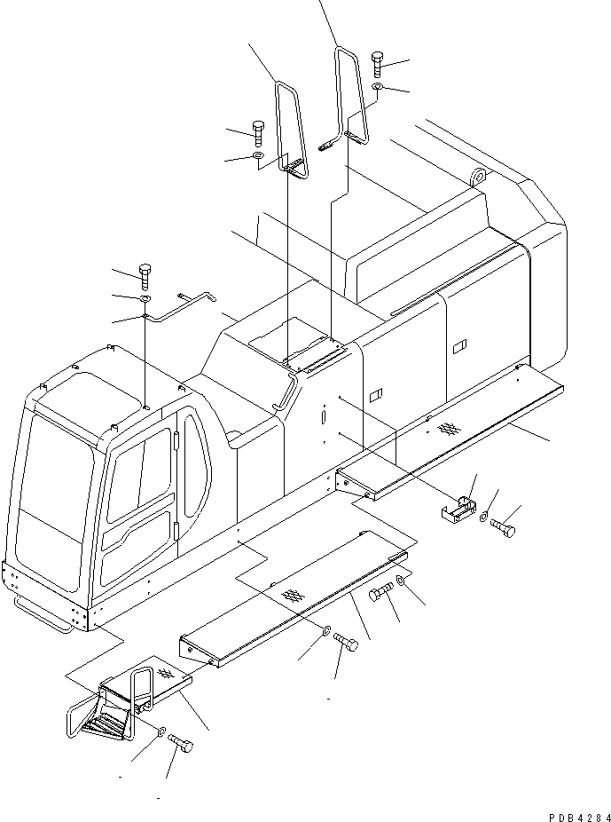 Подножка 209-54-73832 KOMATSU