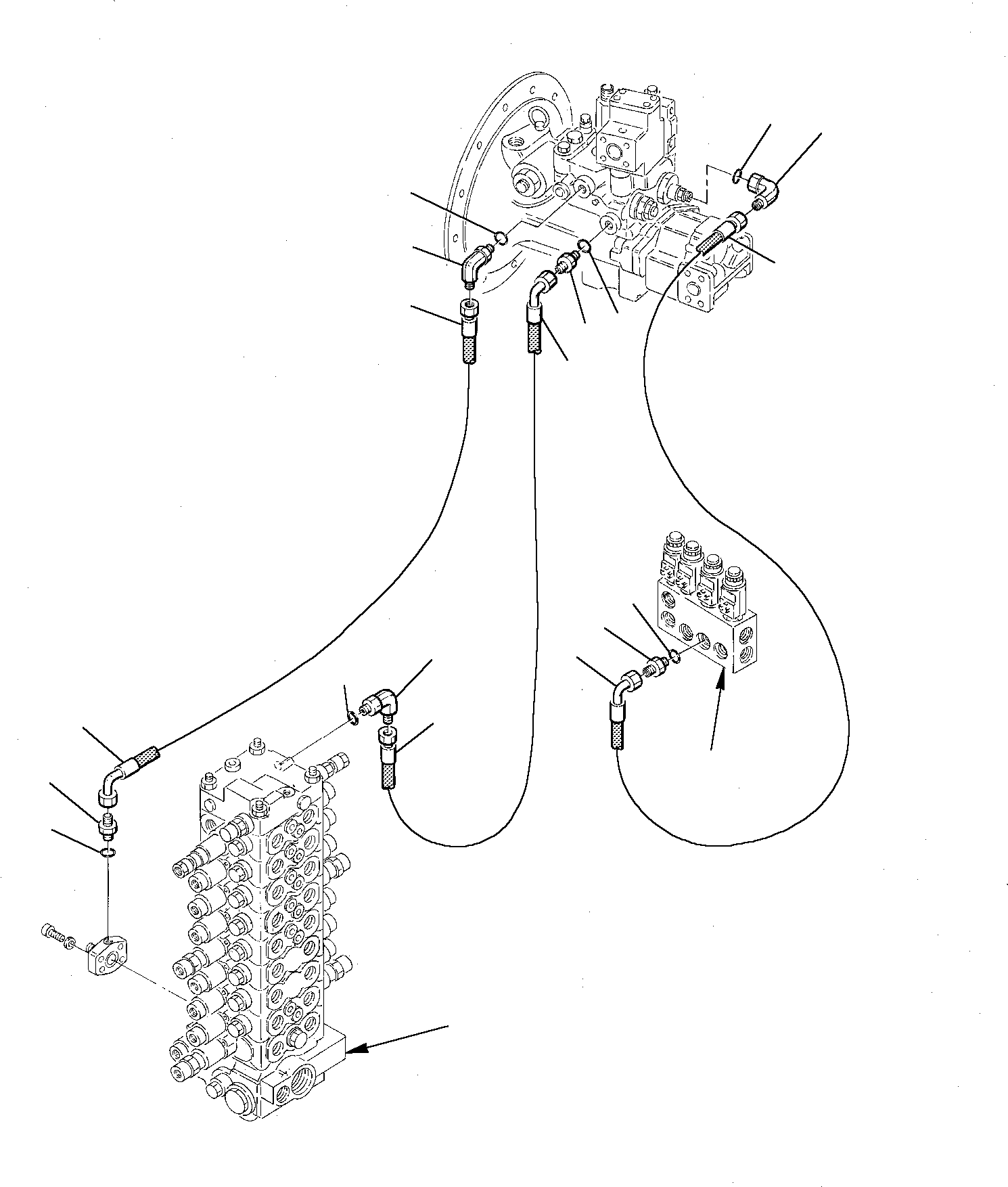Соединительный штуцер 22E-62-12430 KOMATSU