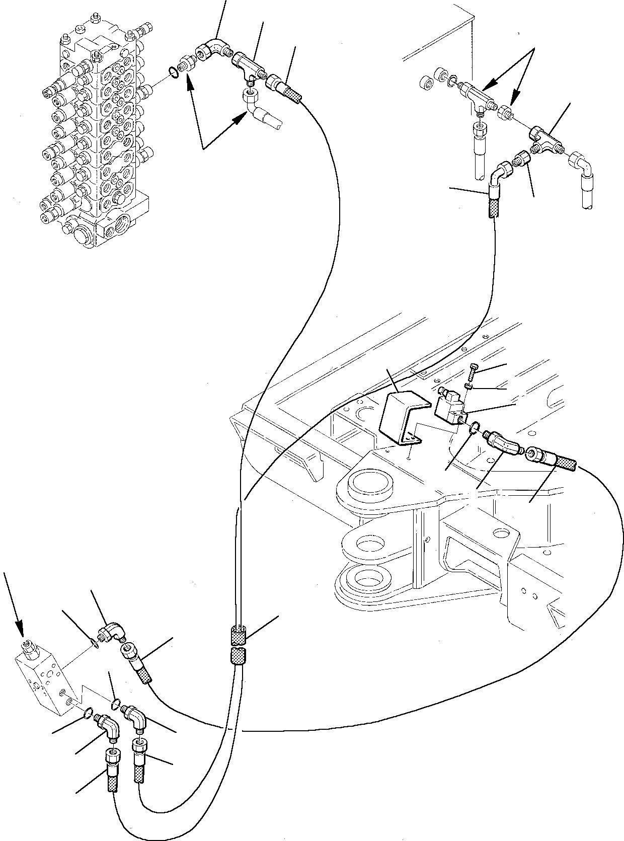 Шланг 21D-09-91750 KOMATSU