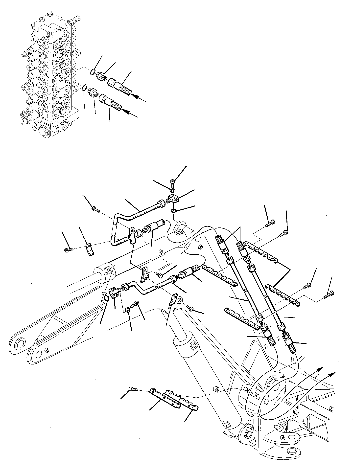 Шланг 21D-09-95110 KOMATSU