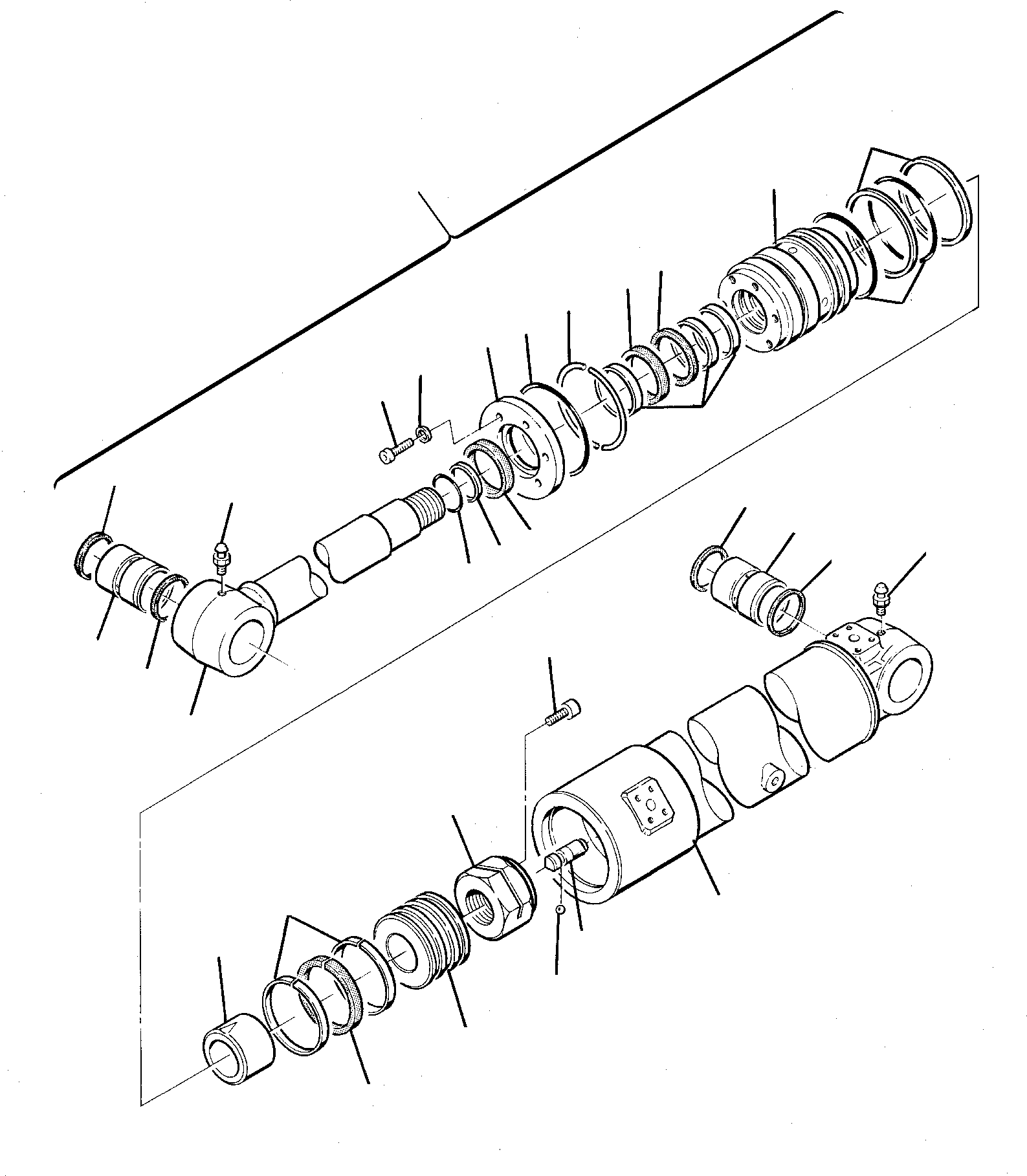 ARM CYLINDER, ASSY. 22E-61-11200 KOMATSU