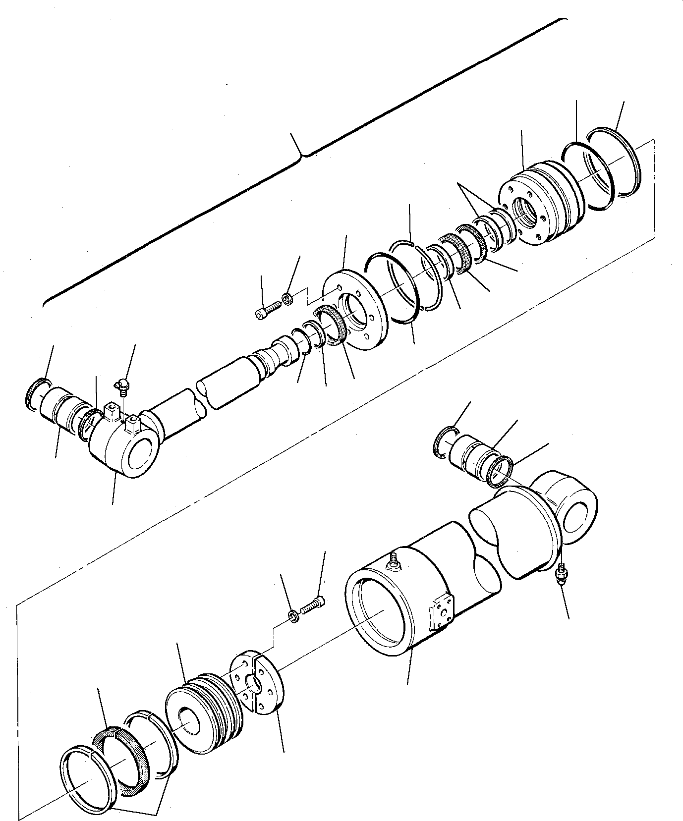 BLADE CYLINDER, ASSY. 21D-61-15101 KOMATSU