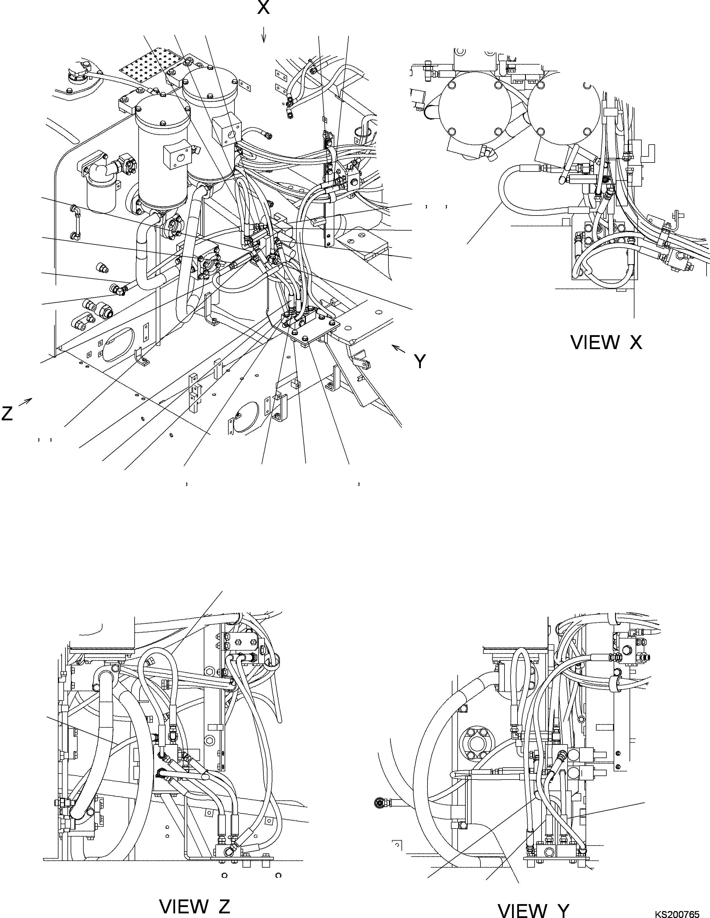 Тройник 209-62-K2180 KOMATSU