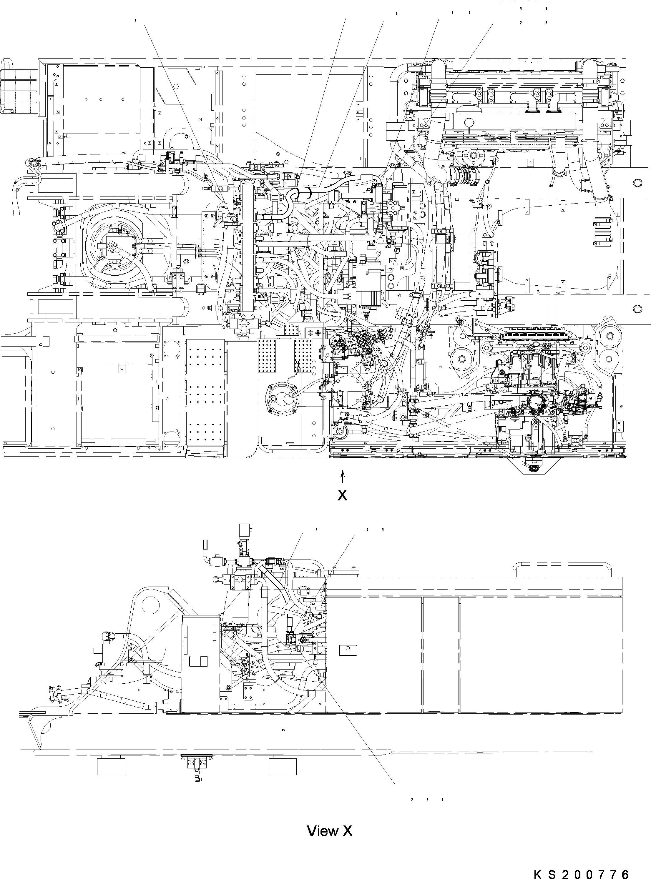 Шланг 07083-410A7 KOMATSU
