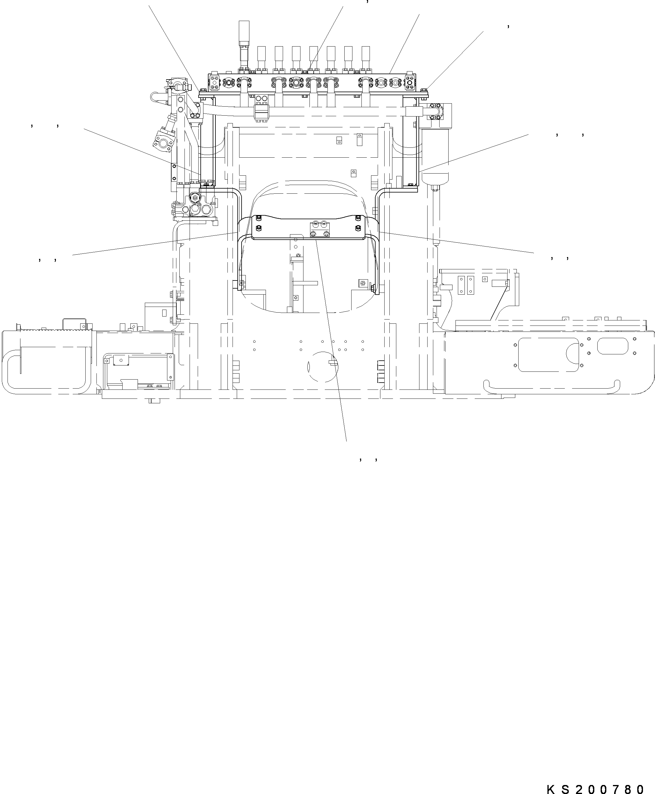 Кронштейн 209-62-KH451 KOMATSU