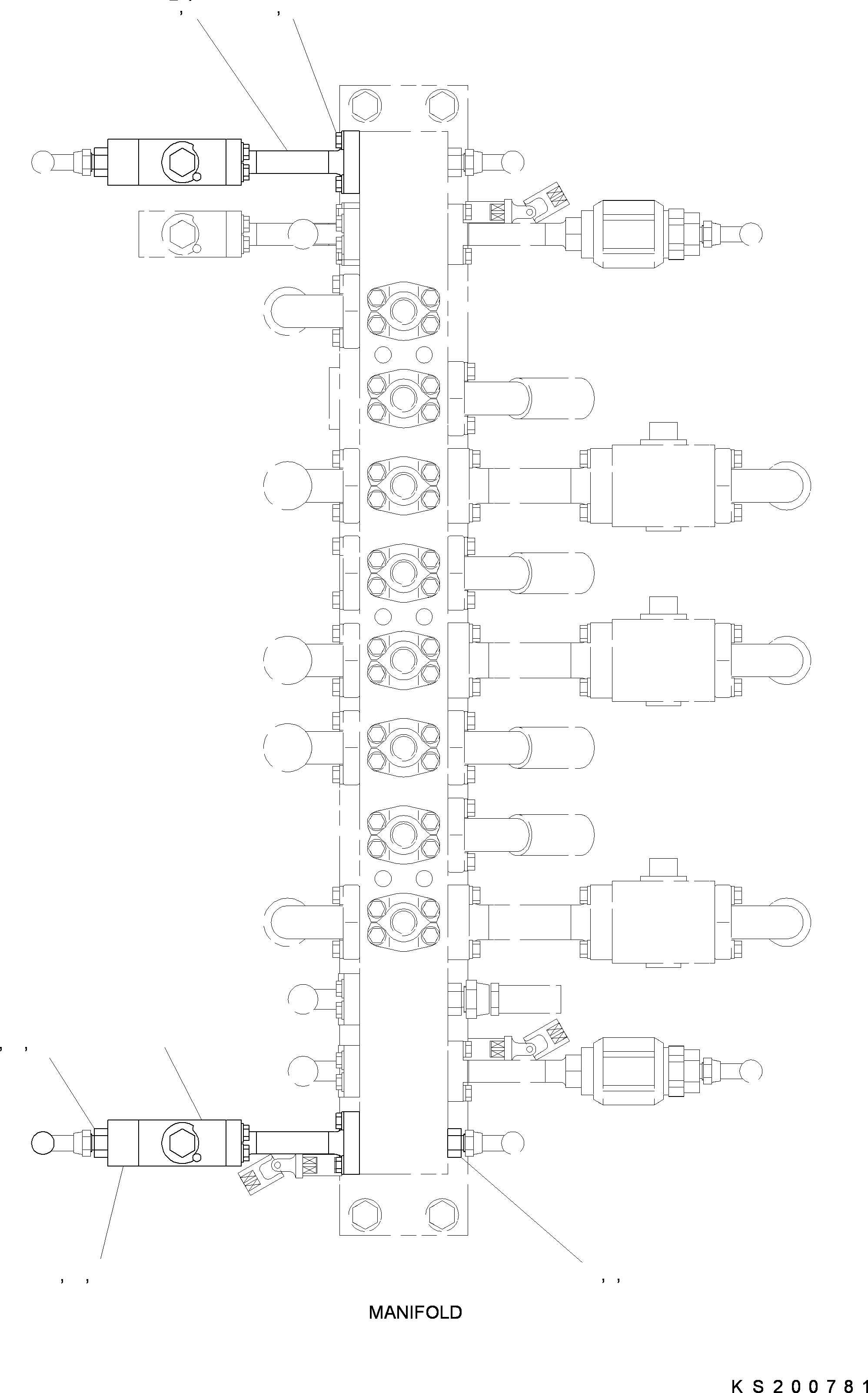 Блок 209-62-KH510 KOMATSU