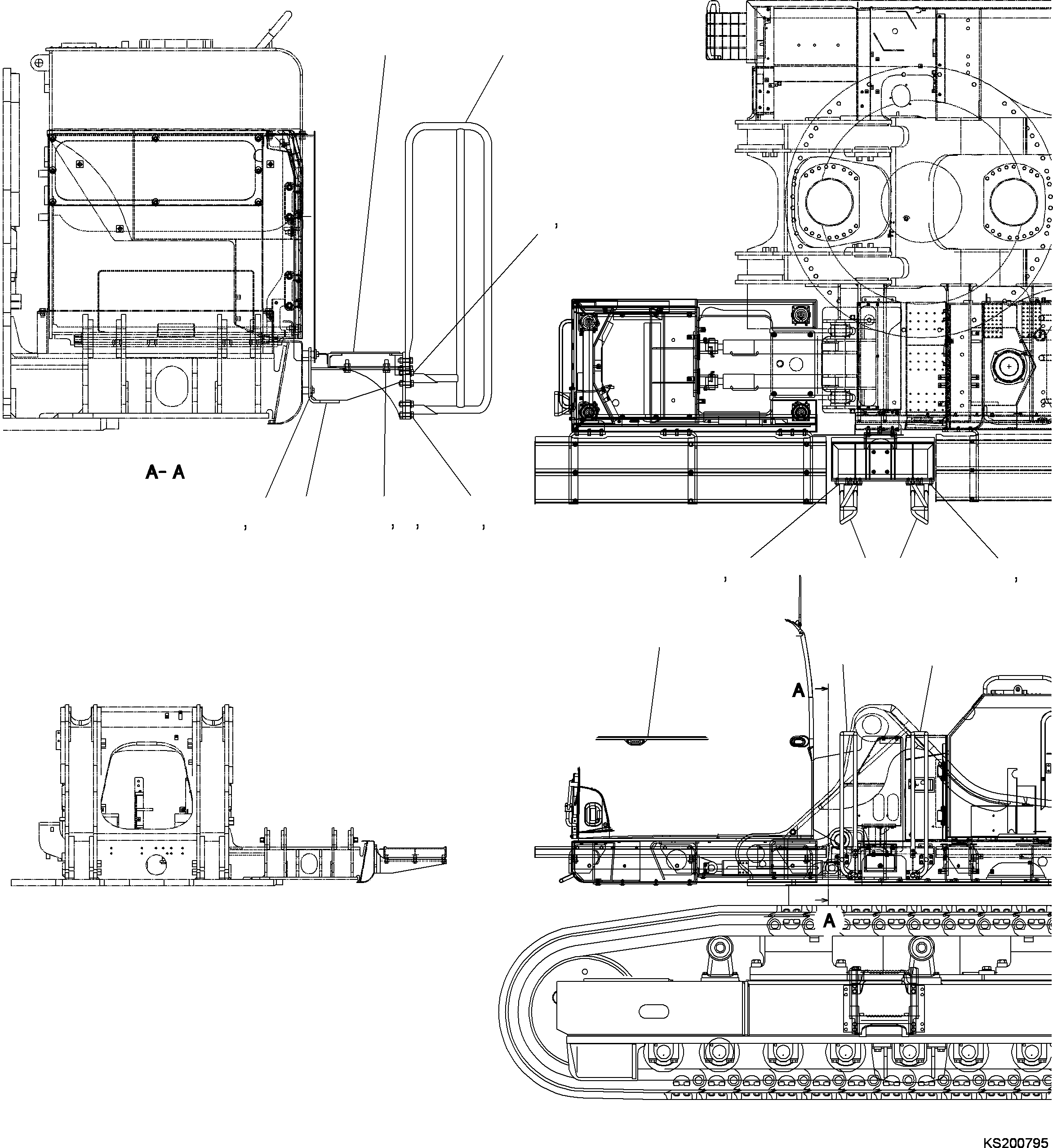 Подножка 209-54-KA951 KOMATSU