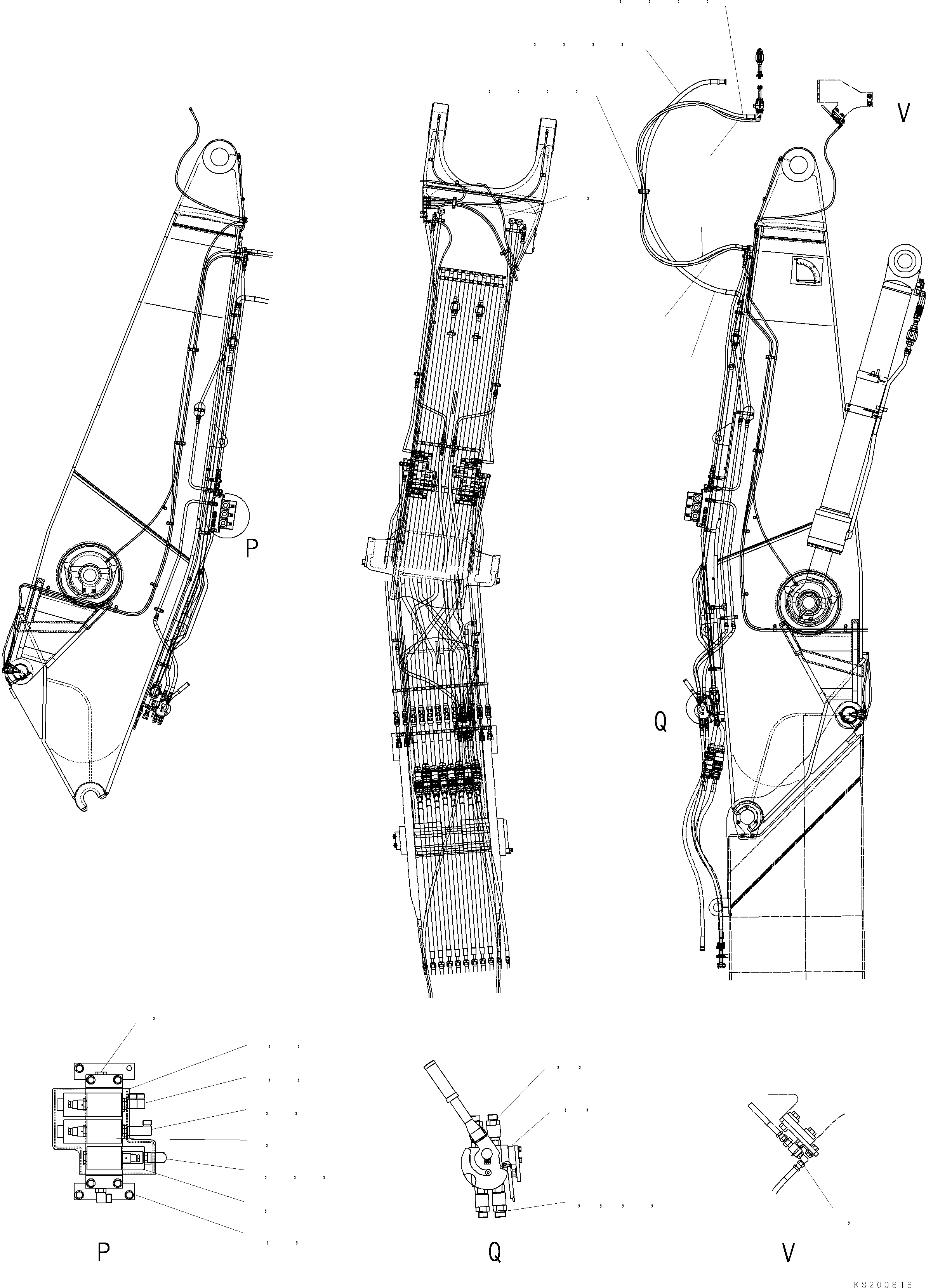 Шланг 07084-00532 KOMATSU