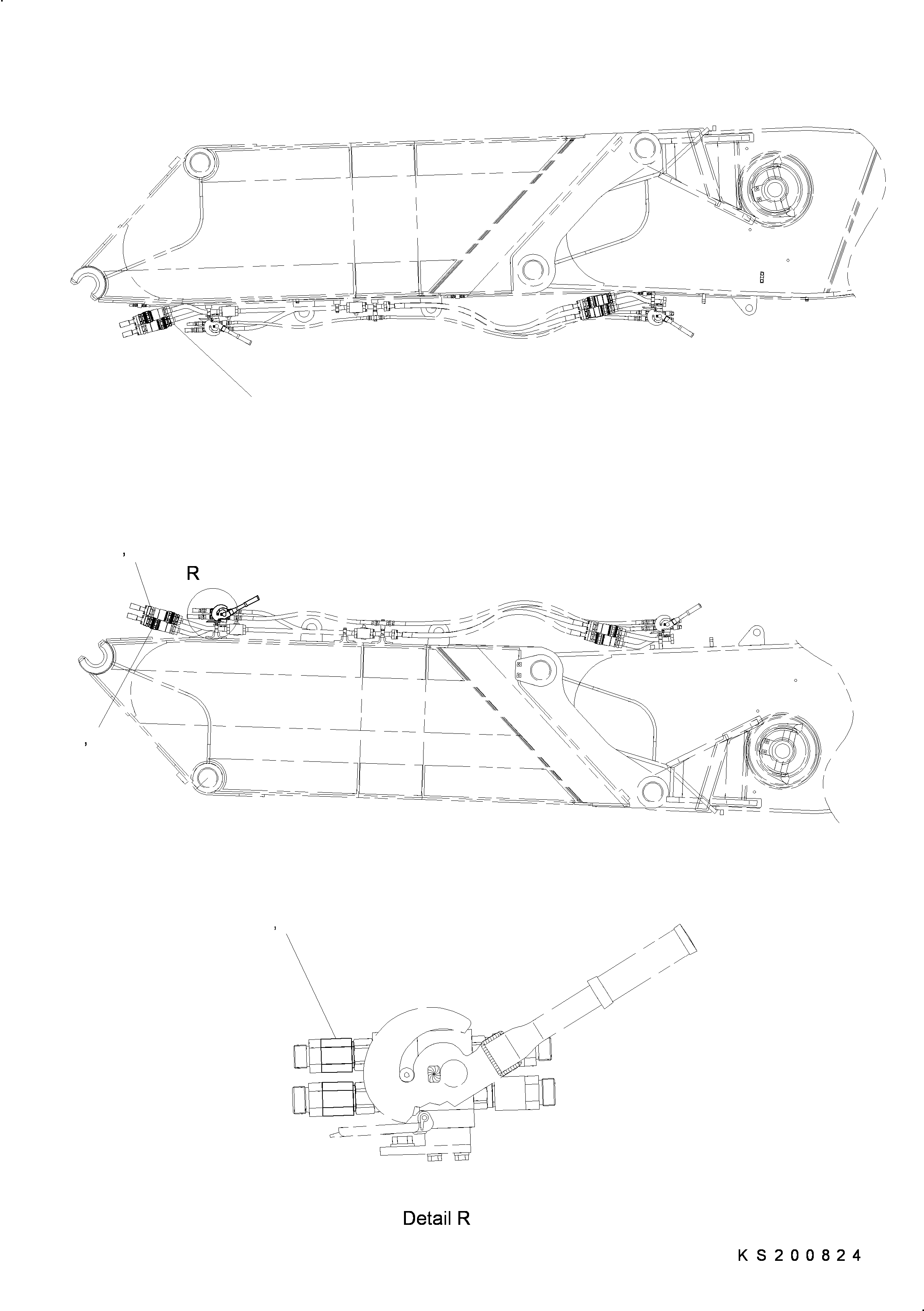 Трубка 207-62-K4440 KOMATSU