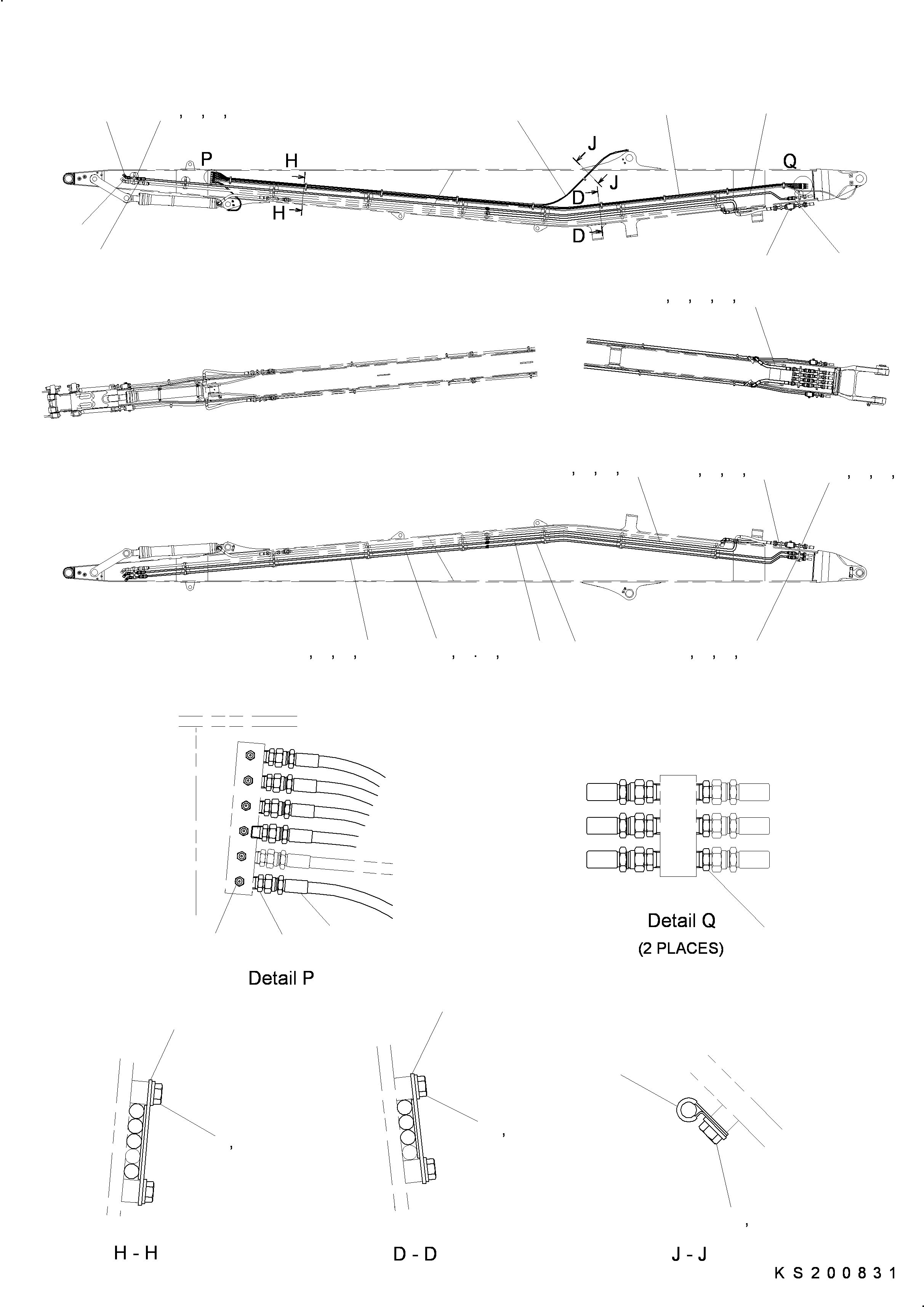 Шланг 209-70-82980 KOMATSU
