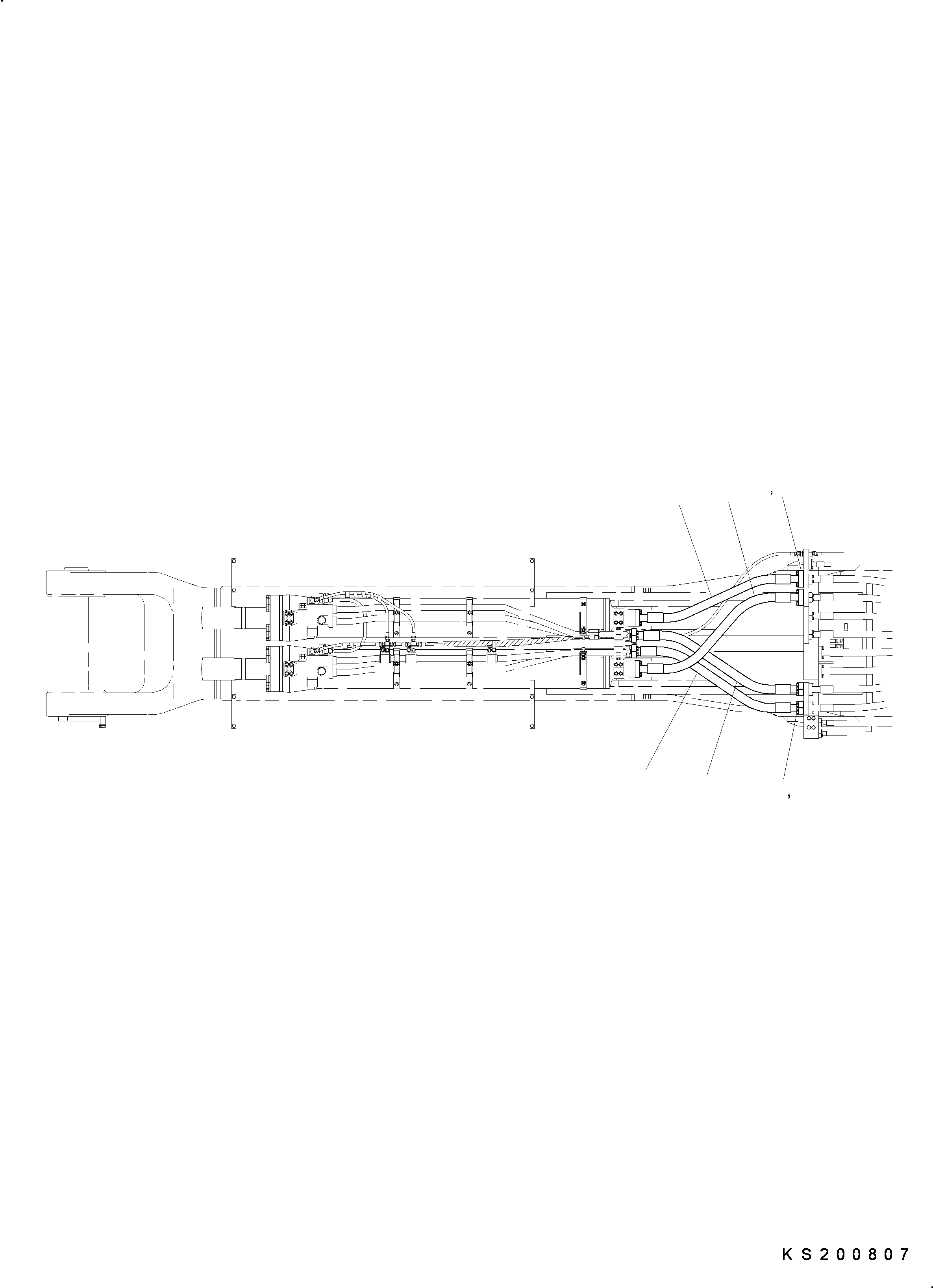 Шланг 07074-01210 KOMATSU